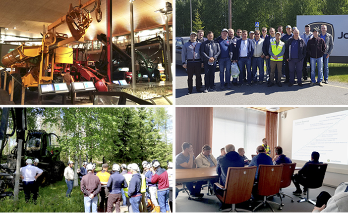 Российские лесозаготовители посетили заводы John Deere в Финляндии в Краснодаре